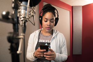 Inspired by artists like Chance the Rapper, Erica Hall, a fifth-year communication and rhetorical studies major and minor in public communications on an advertising track, plans to keep her music independent from a label.
